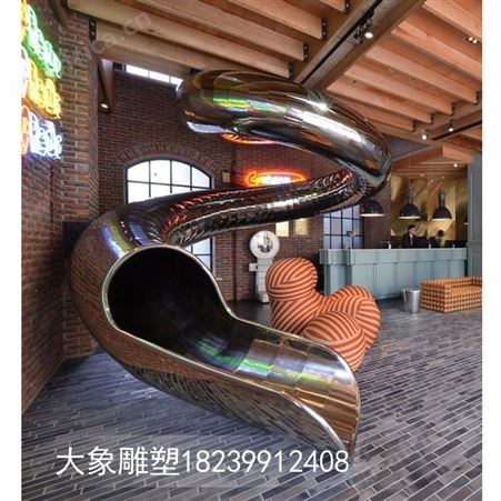 户外甲壳虫不锈钢滑梯定做公园广场游乐设施设计耐腐蚀