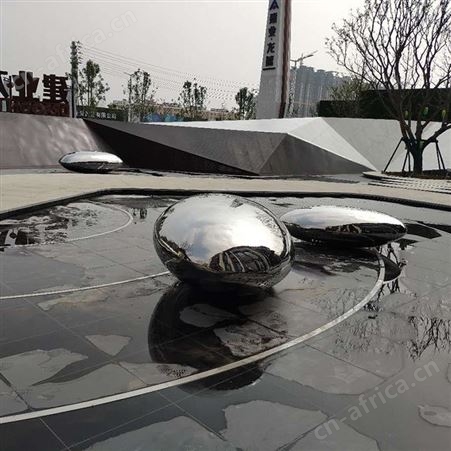 镜面不锈钢雕塑定做石头景观树造型设计制作高强度