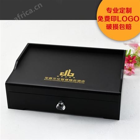 【】定做宾馆酒店用品卫生间亚克力洗漱易耗品用品盒防尘