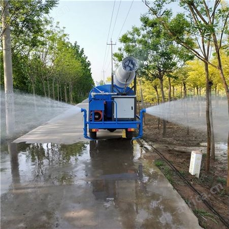 福田三轮雾炮洒水车 工地用抑尘园林绿化喷洒车 柴油小型洒水车水车