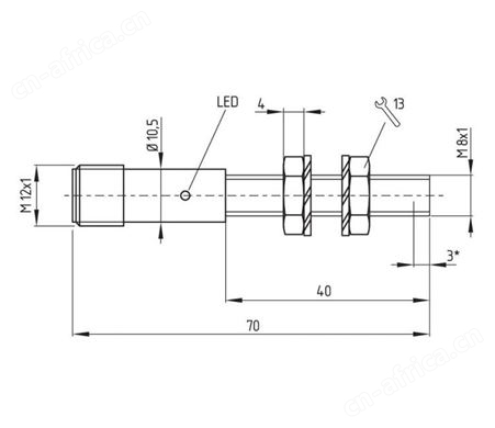 Schmersal 施迈赛 接近传感器 IFL 2-8-01STP 