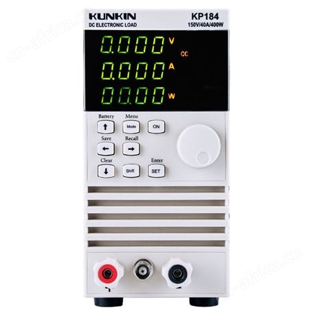 广勤KP184高精度直流电子负载仪400W 老化测试 电池容量内阻测试