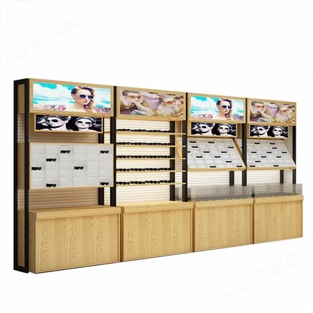 眼镜柜台展柜定做陈列商用中岛展示柜高柜玻璃太阳镜快时尚眼镜店