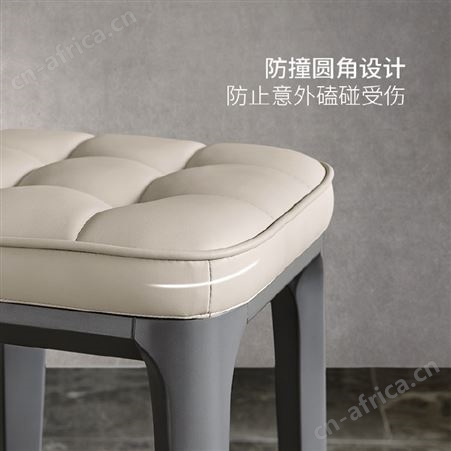 芝华仕餐椅家用现代简约客厅凳子实木轻奢圆凳梳妆台椅子xj009