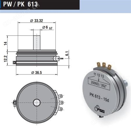 FSG电位计1566Z81-005.110 PK613MIId-46 5k Ohms