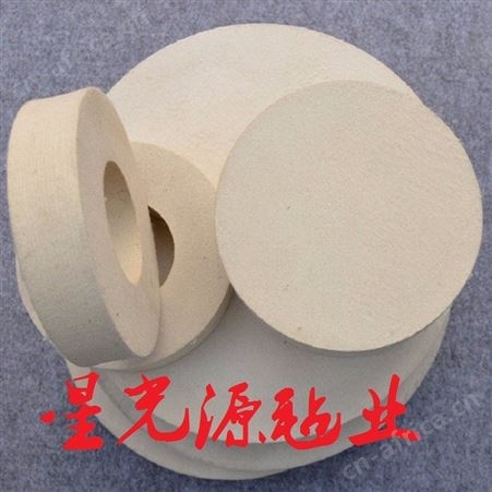 高密度平面毛毡轮，羊毛毡轮，不锈钢工艺品抛光毛毡轮