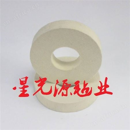大型陶瓷台面板抛光羊毛轮，自粘羊毛毡轮，陶瓷基板毛毡抛光轮