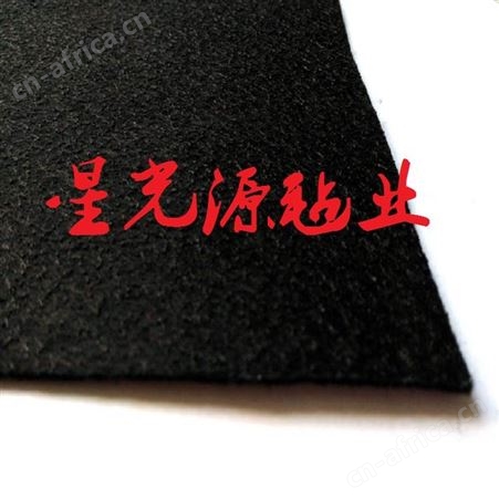 热压成型针刺无纺布毛毡，阻燃毛毡，黑色纤维毛毡