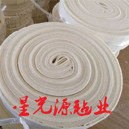 3mm厚除尘密封毛毡条，魔术贴羊毛毡条，异型毛毡带