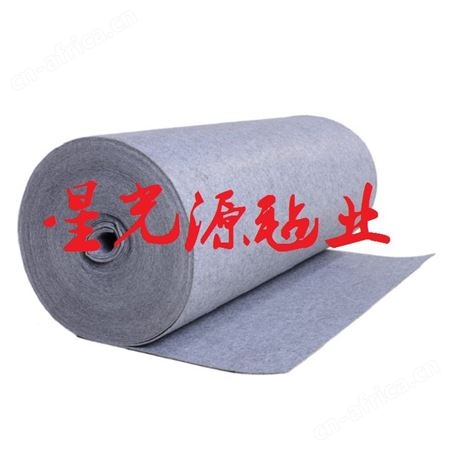 灰色涤纶短纤毛毡_硬质针刺棉无纺布毛毡布