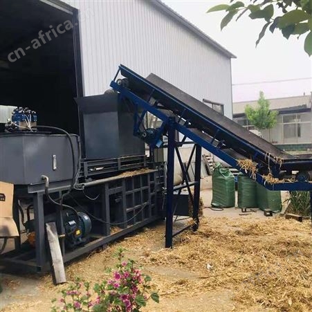 牧草饲料套袋打包机 大型秸秆粉碎式青储机 液压自动
