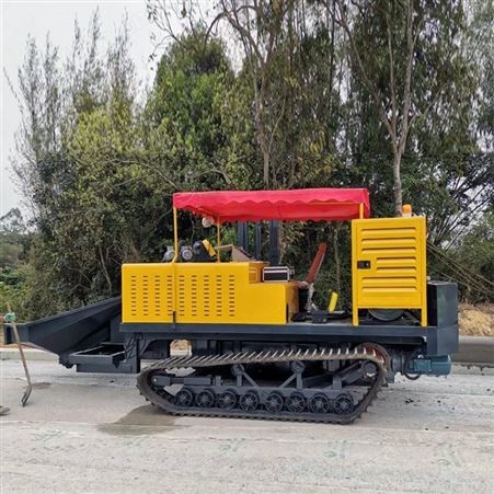 全自动液压路缘石滑模机  混凝土钢制水渠成型机 多功能柴油