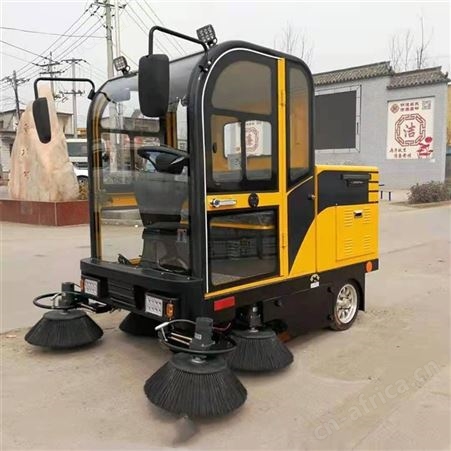 环保电动清扫车 自走式道路清扫车 多功能电动清扫车