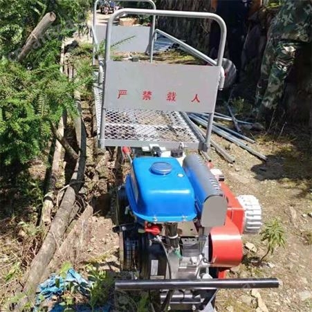 牵引式山地小火车 果园单轨运输车 山地轨道运输车
