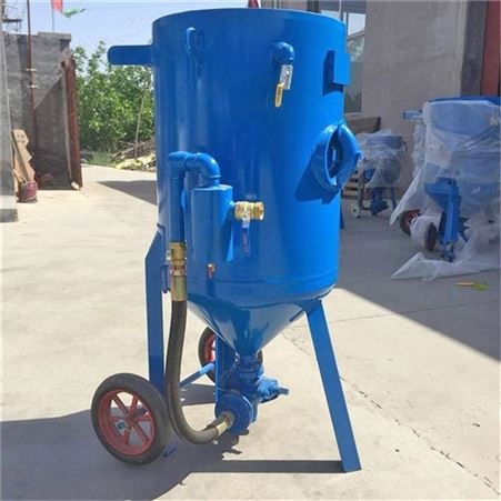 全自动助力 小型移动式喷砂除锈机 多功能钢结构打砂机