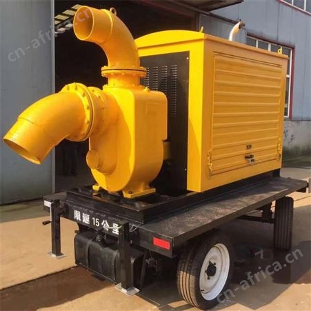 城市抢险自吸泵车 拖车式排污自吸泵车 柴油移动防汛泵车