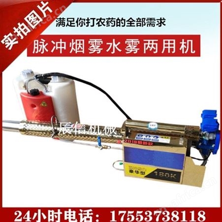 养殖场消毒机便携消毒喷雾机脉冲式消毒水雾烟雾两用机