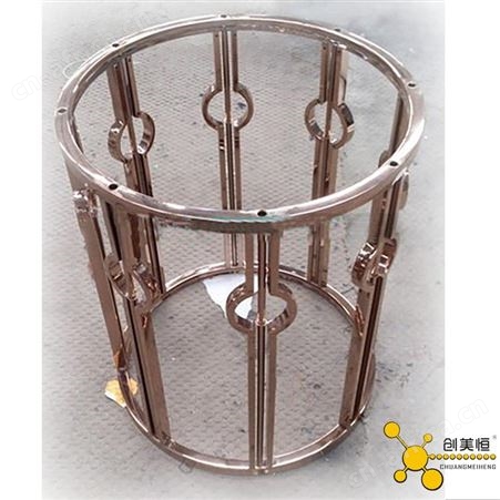 不锈钢园桌茶几  多功能小户型现代 简约不锈钢圆形茶几