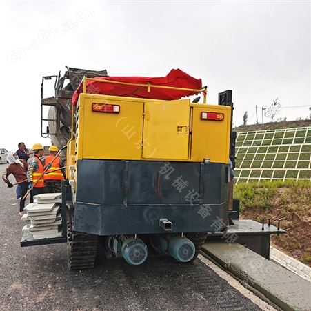 小型拦水带滑模机 公路路肩石成型机科特威尔机械