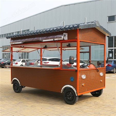 复古小吃车餐车 涮串涮牛肚煮串移动餐车 西安网红餐车厂家