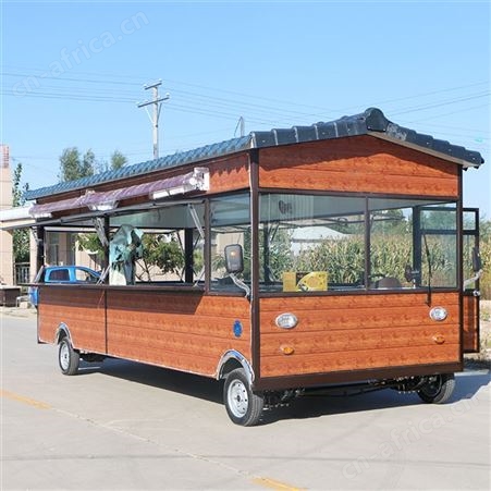 复古小吃车餐车 涮串涮牛肚煮串移动餐车 西安网红餐车厂家