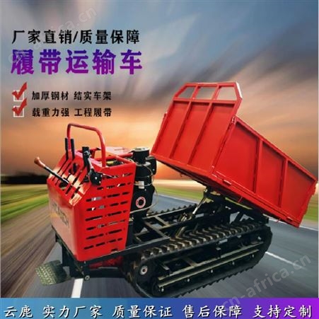 小型履带运输车 履带运输搬运车 泥路山地全地形爬坡王