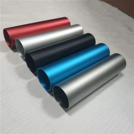 铝合金圆管型材开模定制  喷涂氧化着色  异型材挤压