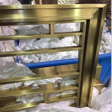 不锈钢屏风工厂 古铜色不锈钢屏风纯304材料