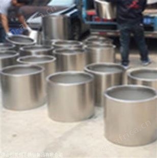 订做酒店户外金属花盆定做  绿化不锈钢花盆