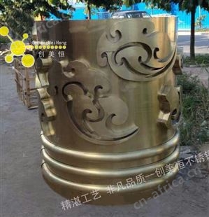 定做会所不锈钢柱子 时尚钢柱装饰