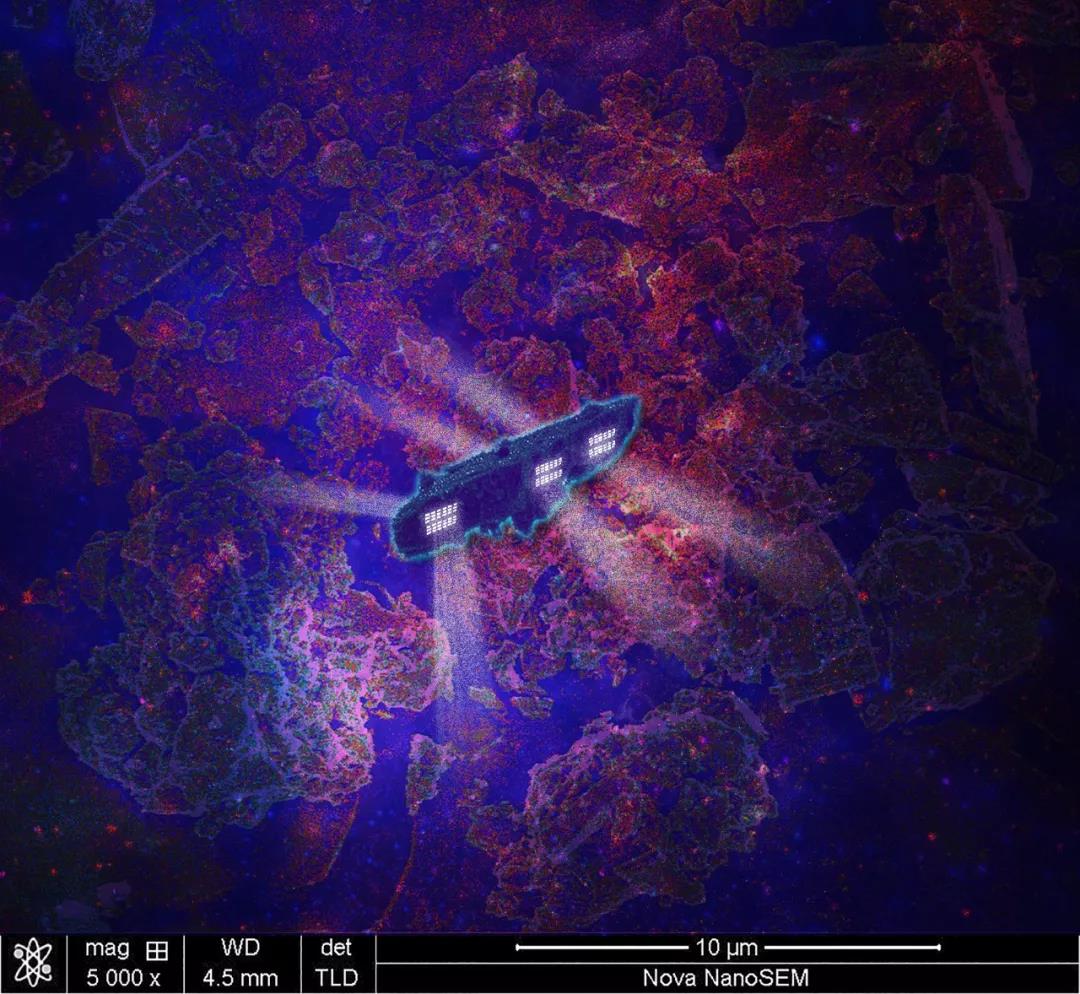 显微镜下的白云石