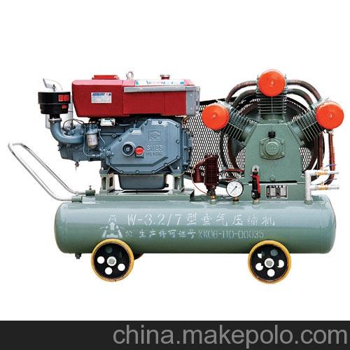 云南野外汽油机型矿山空压机图片,云南